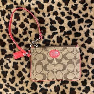 Coach wristlet wallet